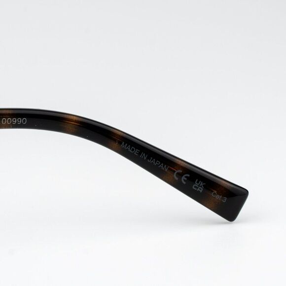 NEW Saint Laurent SL707 004 Gold Havana Blue Oval Unisex Sunglasses - Picture 9 of 11